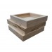 FixtureDisplays® Wood  Tray Tea Coffee Snack Food Serving Tray Retail Display Trays Platform 21356-12